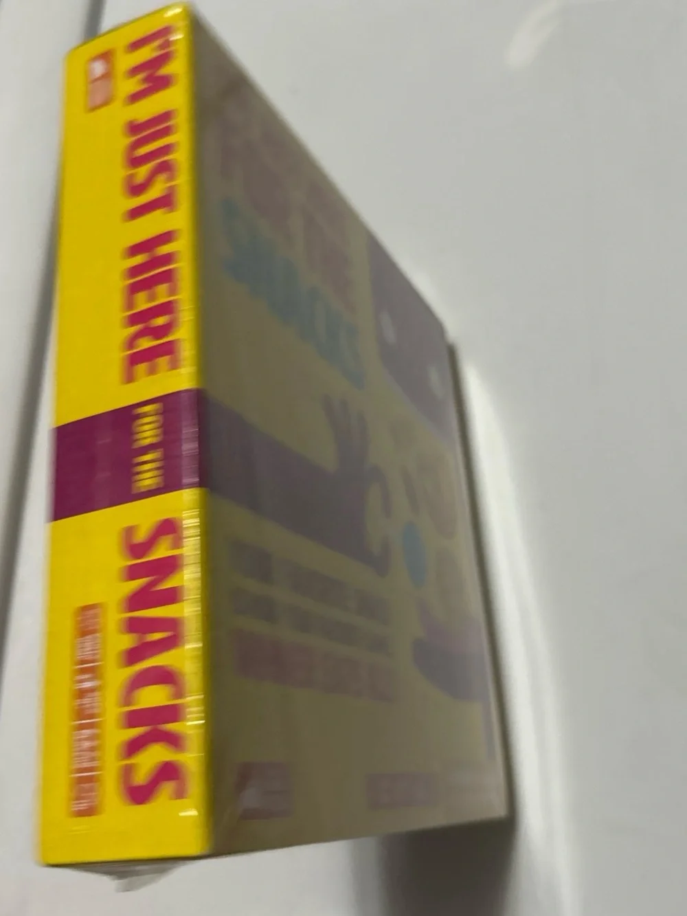 Explosive Fun: I'm Just Here for the Snacks Party Game - Yellow & Purple